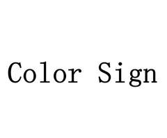 COLOR SIGN