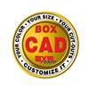 BOX CAD EXM EXM CUSTOMIZE IT YOUR COLOR YOUR SIZE YOUR CUT OUTS