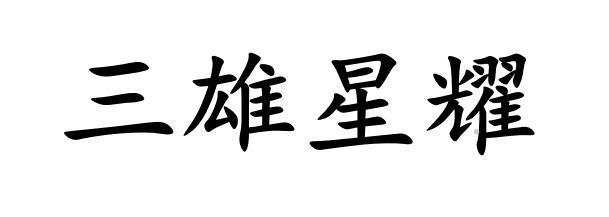 三雄星耀logo