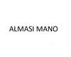 ALMASI MANO金属材料