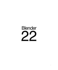 BLENDER 22